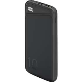 Goobay Powerbank Slimline med 10 000 LEDmAh Display 10,000mAh statusdisplay Svart