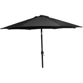 Hillerstorp Aluminium Parasoll 300cm (Svart)