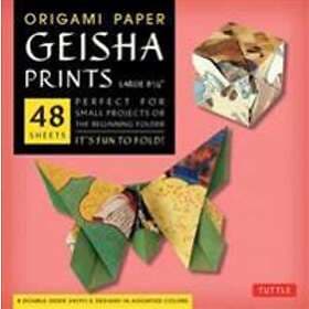 Origami Paper Geisha Prints 48 Sheets X-Large 8 1/4' (21 Cm)