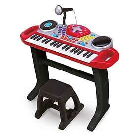 Keyboard with Microphone & Stool