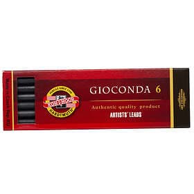 Koh-I-Noor Grafitstift 2B mjuk 6 st Svart