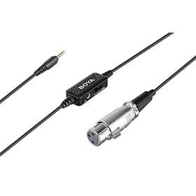 Boya BY-BCA6 Mikrofonadapter XLR till 3,5mm