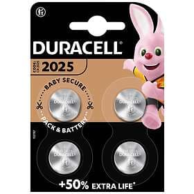 Duracell Knappcellsbatteri CR2025 4-pack