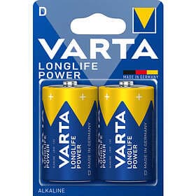 Varta Alkaliskt batteri LR20 D 1,5 V 16500 mAh High Energy (2 pcs) Blå