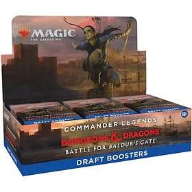 Magic the Gathering Commander Legends Dungeons & Dragons Battle for Baldur's Gate Draft Boosters (24 Packs)
