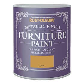 Rust-Oleum Metallic Finish Furniture Paint Gold 750ml