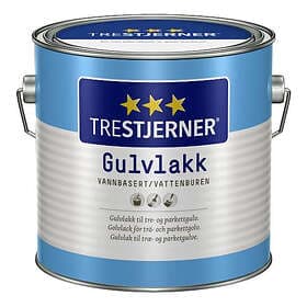 Trestjerner Golvlack Vattenbaserad Halvblank 3L