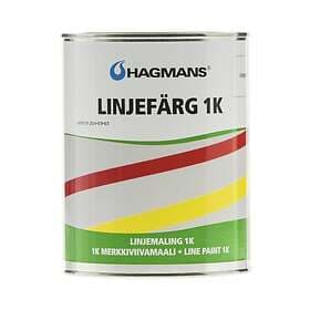 Hagmans Linjefärg 1K Vit 1L