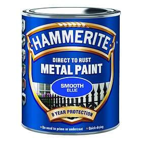 Hammerite Direct to Rust Metal Paint Smooth Blue 250ml