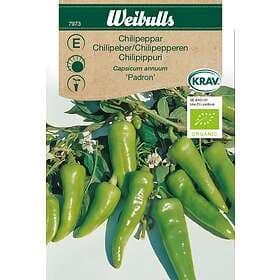 Weibulls Frö Chilipeppar Padron KRAV Röd