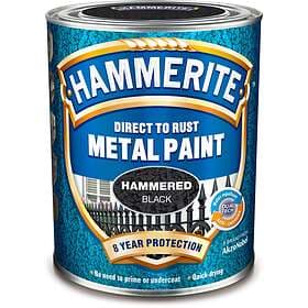 Hammerite Direct to Rust Metal Paint Hammered Black 0,75L