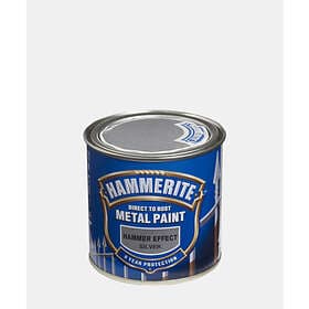 Hammerite Direct to Rust Metal Paint Hammered Silver 0,25L