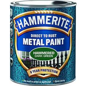 Hammerite Direct to Rust Metal Paint Hammered Dark Green 0,75L