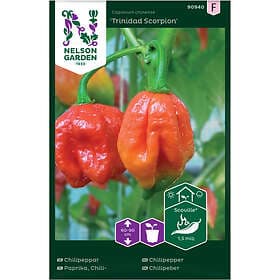 Nelson Garden Chilipeppar, Trinidad Scorpion