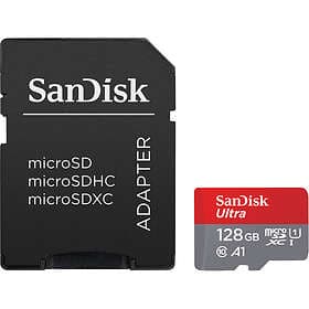 SanDisk Ultra microSDXC Class 10 UHS-I U1 A1 140MB/s SDSQUAB-128G 128GB