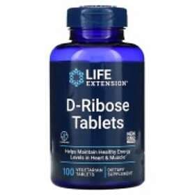 Life Extension D-Ribose Tablets 100 vegetarian Tabletter