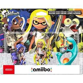 Nintendo Amiibo - Octoling (Blue), Inkling (Yellow), Smallfry