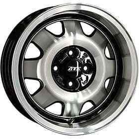 ATS Cup Black Polished 7x15 4/100 ET28 B63.3