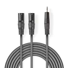 Nedis 2xXLR - 3.5mm M-F 1,5m