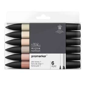 Winsor & Newton Promarker 6 Skin Tones 1