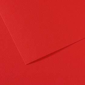 Canson Mi-teintes Färgat Papper A4 160g Bright Red