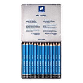 Staedtler Blyertspenna Mars Lumograph 24-SET
