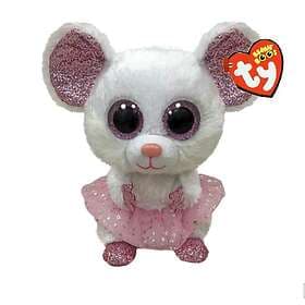 TY Beanie Boos Nina White Ballerina Mouse 15cm