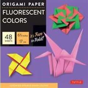 Origami Paper Fluorescent Colors 6 3/4' 48 Sheets