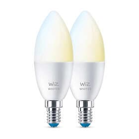 WiZ LED Candle C37 Tunable White 470lm 6500K E14 4,9W (2-pack)
