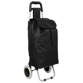 TecTake Foldable Shopping Trolley Black