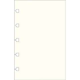 Filofax Pocket Notebook refill plain paper white