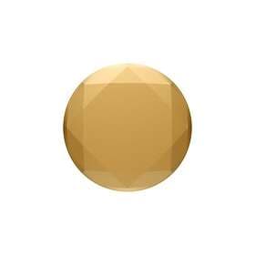 PopSockets Metallic Swappable Diamond PopGrip Medallion finger Gold