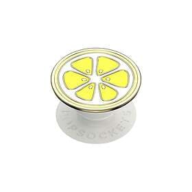 PopSockets Enamel Lemon Slice Yellow