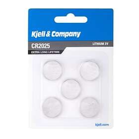 Kjell & Company CR2025 5-pack