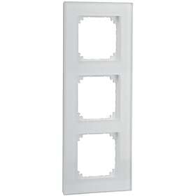 Schneider Electric Exxact Solid Ram glas, vit 3 fack