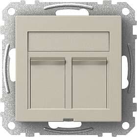 Schneider Electric WDE004434 Centrumplatta 2 x Actassi, rak Metallic