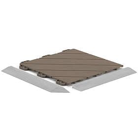 HestraPlattan Golvplatta Deck 45 Soft Brown