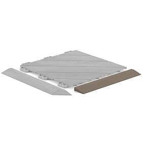 HestraPlattan Kantlist Deck 45 Edge Strip Soft strip Brown