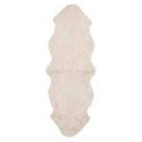 Skinnwille Fårskinn Curly Dubbelt Beige moonlight 180 60