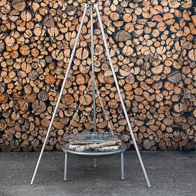 Venture Design Bålpanna Ukunda Firepit/Grill Steel Silver 6046-002