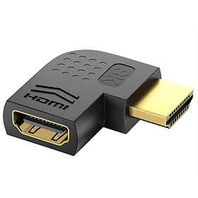 NÖRDIC HDMI-N5018 vinklad HDMI 2.1 adapter 8K60Hz 4K120Hz HDR