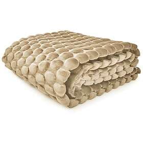 Ceannis Egg Pläd Beige Akryl (130x170cm)