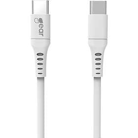 Gear Laddkabel USB-C till 2,0 2m Vit 2M 665106