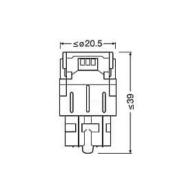 Osram LEDriving SL W21/5W 6000k (sett)