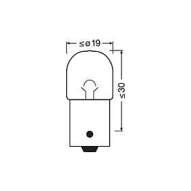 Osram original R5W 24v halogenlampa