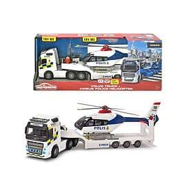 Majorette Grand Series Volvo FH-16 Svensk Polisbil med Helikopter