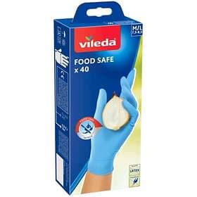 Vileda Food Safe Disposable Gloves 40-pack