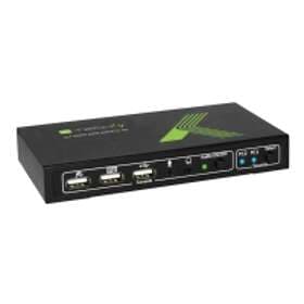 Techly 2x1 USB HDMI KVM Switch 4Kx2K