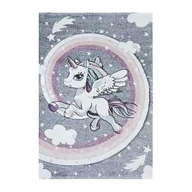 Arkiio Barnmatta Atlas Unicorn Multi Torsmo Matta 120x170 cm Enhörningsmotiv 42916
