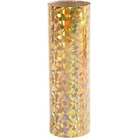 Dekorationsfolie Guld Holografisk